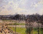 Camille Pissarro Tuileries Gardens Winter Afternoon oil